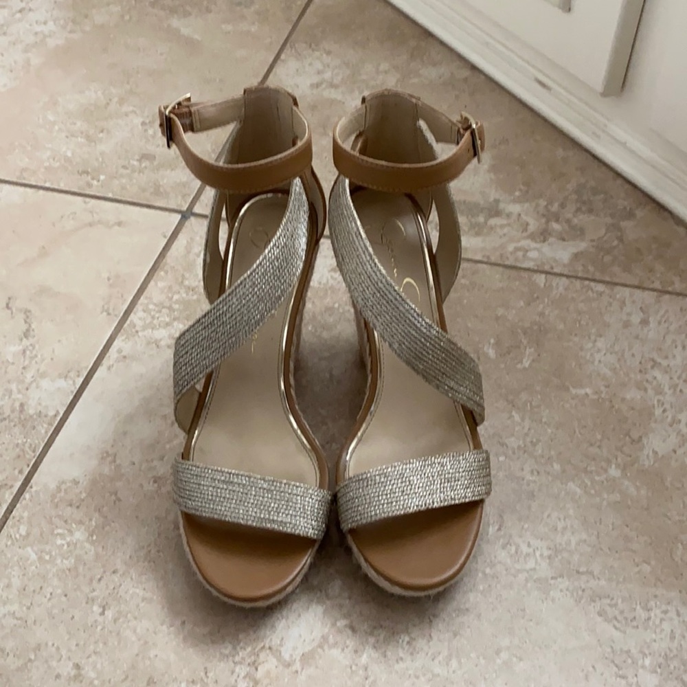 Jessica Simpson wedge 9.5 gently used
